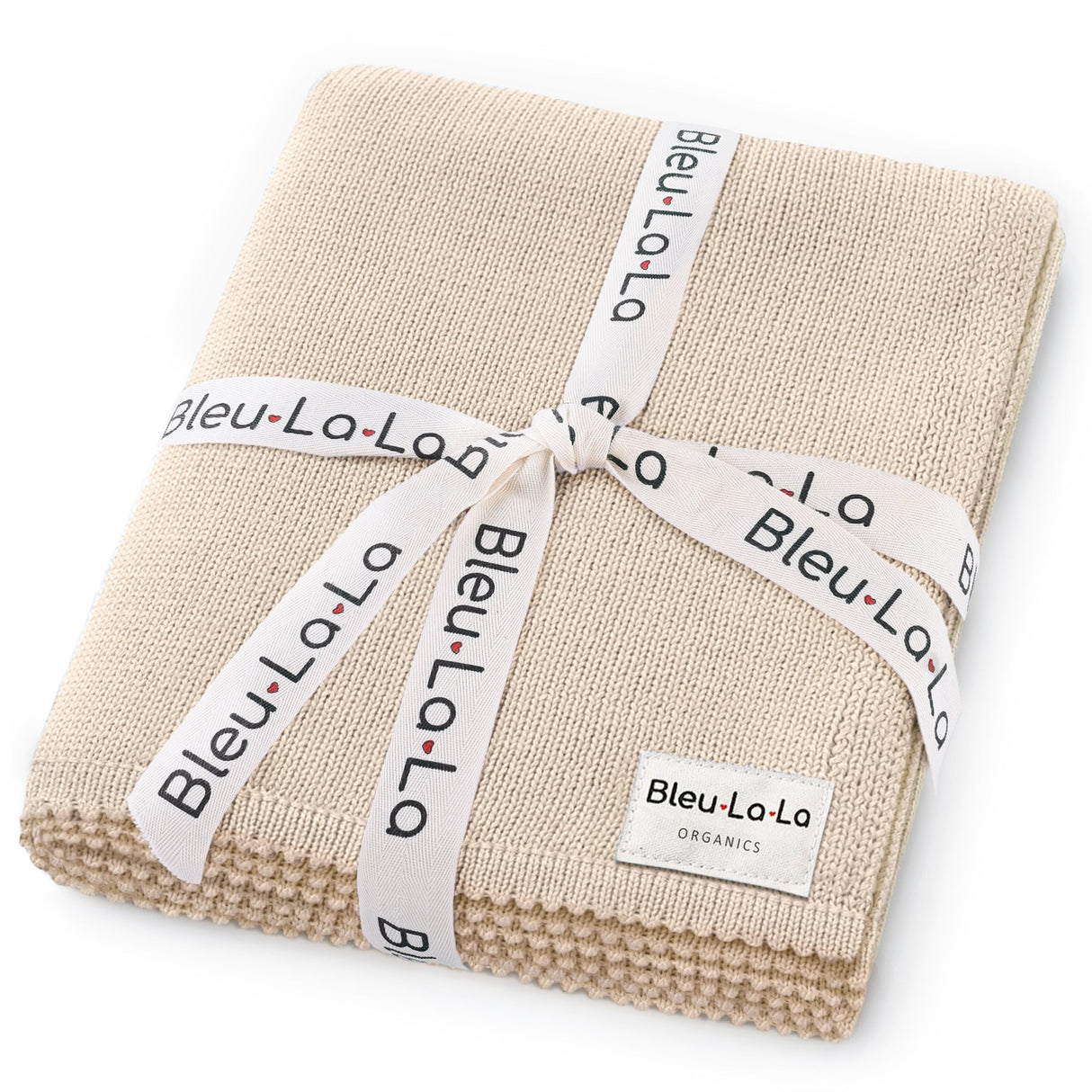 100% Cotton Organic Luxe Baby Blanket from Bleu La La