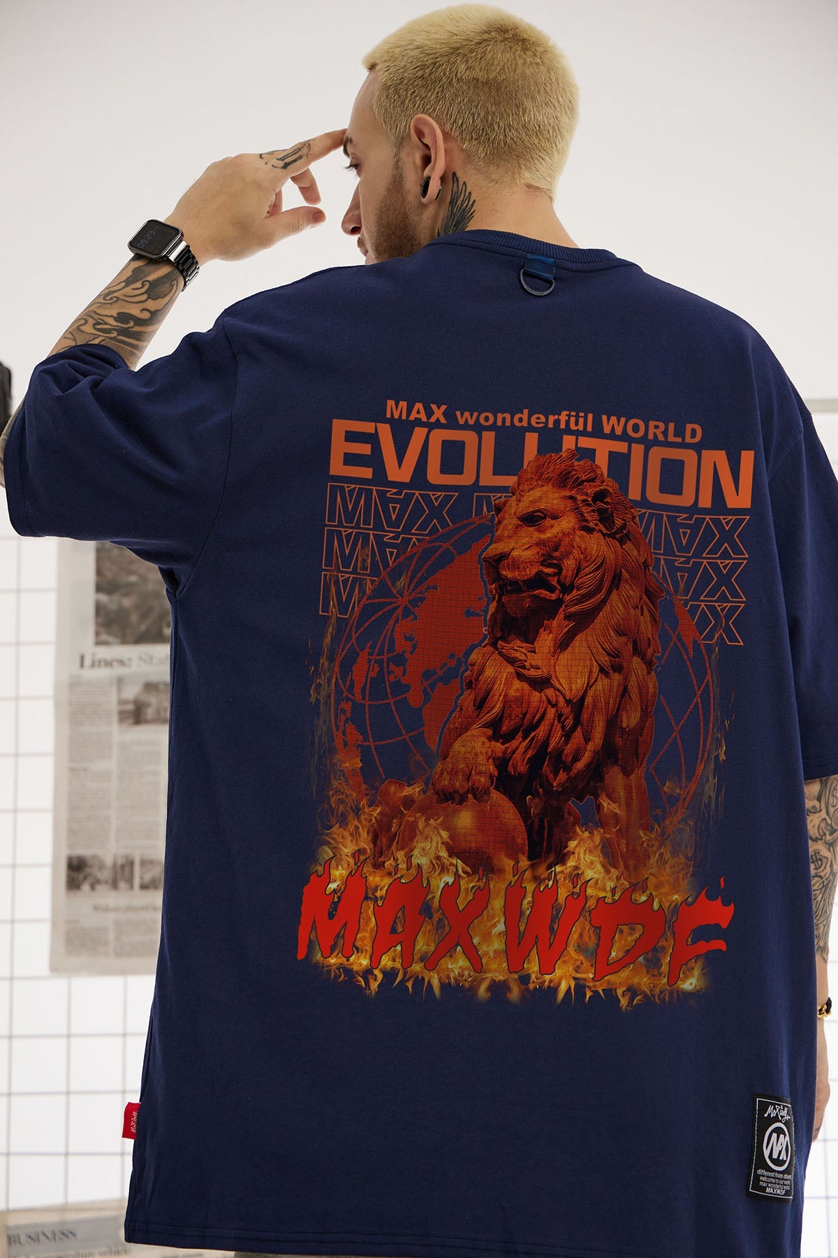 Burning Lion Tee from Niepce Inc