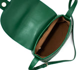 Kate - Green Vegan Basket Weave Bag from Gunas New York