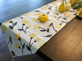 DaDa Bedding Yellow Fleur Floral Garden Woven Tapestry Dining Table Runner (18112) from DaDalogy Bedding Collection
