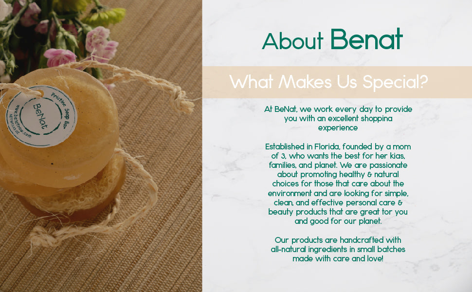 Reassuring Soap Bar. Wheat, Olive, and Almond Oil. from BeNat