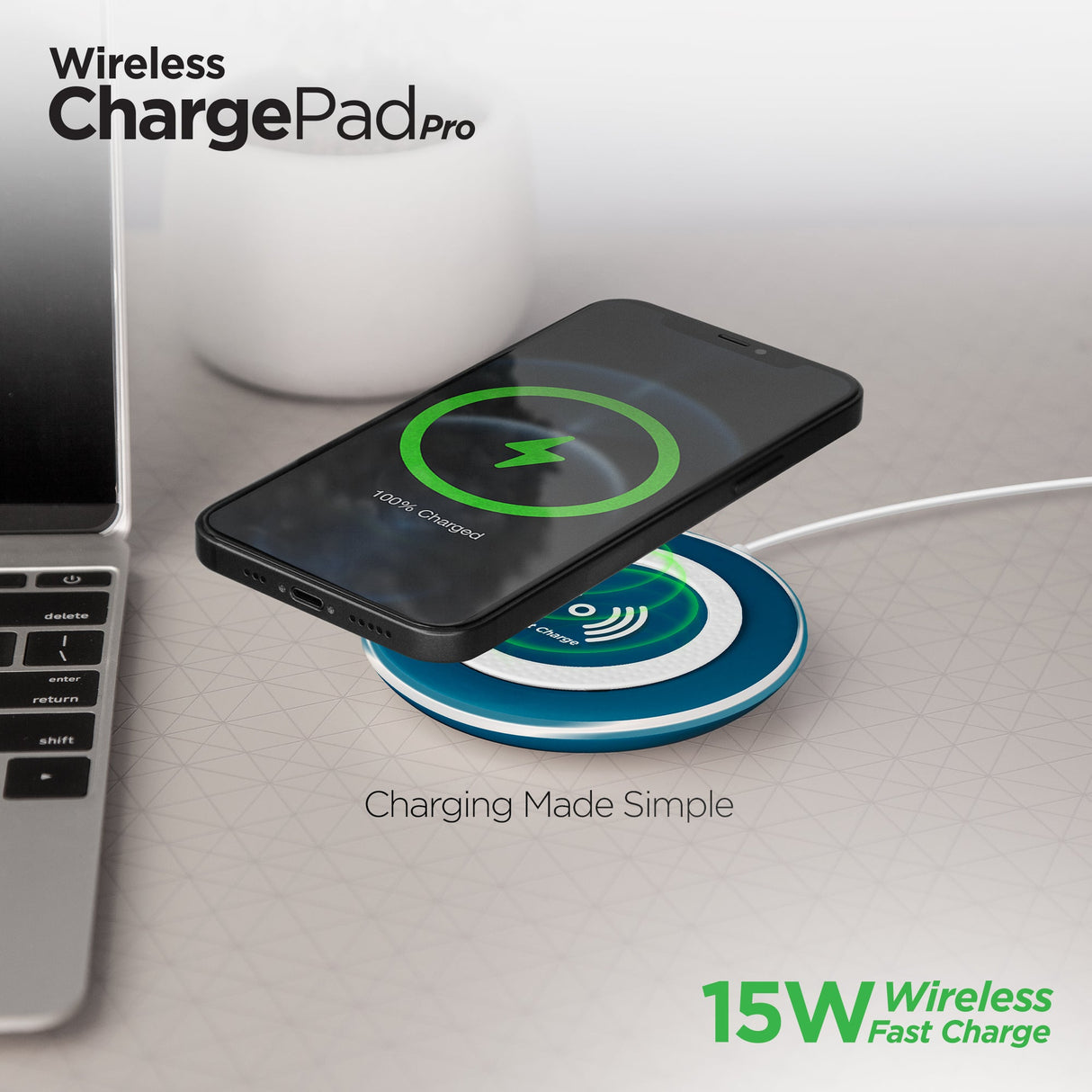 HyperGear ChargePad Pro 15W Wireless Fast Charger from Jupiter Gear Home