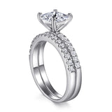 The Emma - Silver Wedding Ring Set From Vintage Gentlemen