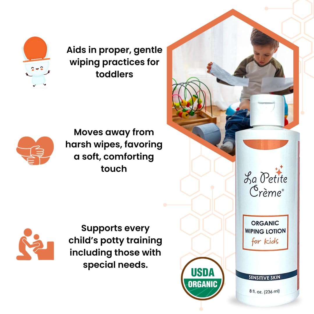 Organic Wiping Lotion for Kids from La Petite Creme