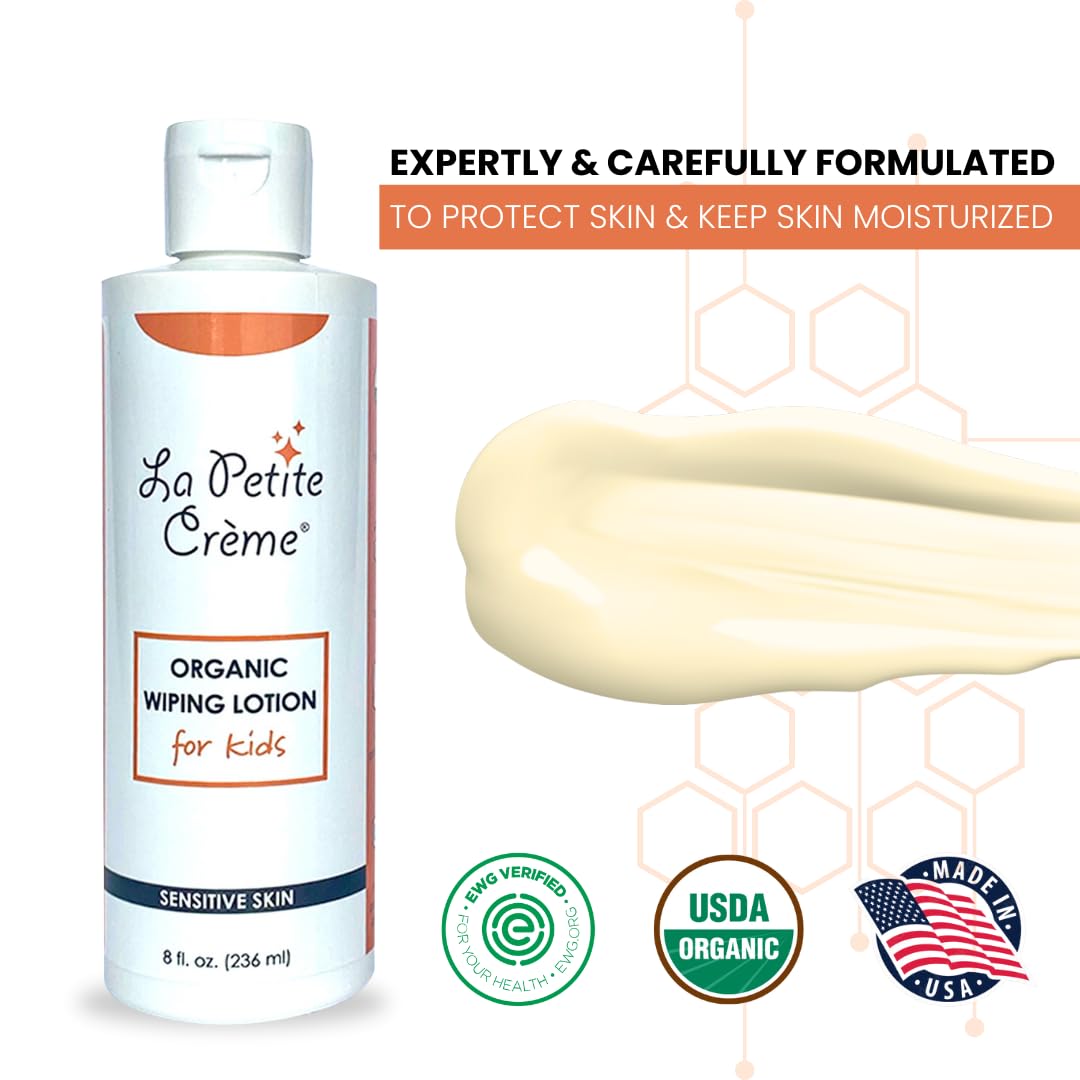 Organic Wiping Lotion for Kids from La Petite Creme