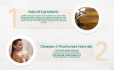 Reassuring Soap Bar. Wheat, Olive, and Almond Oil. from BeNat