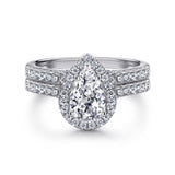The Elizabeth - Silver Wedding Ring Set From Vintage Gentlemen