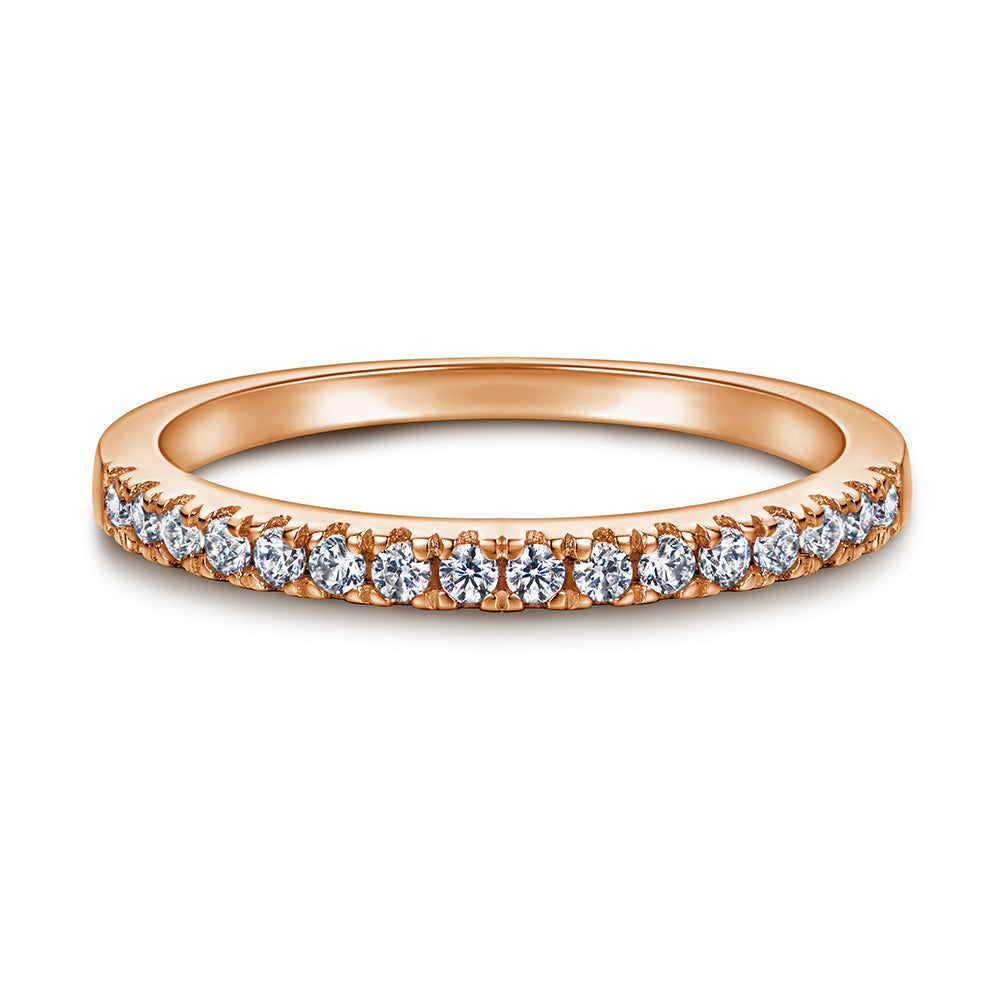 The Victoria - 18kt Rose Gold Wedding Ring Set From Vintage Gentlemen