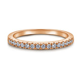 The Victoria - 18kt Rose Gold Wedding Ring Set From Vintage Gentlemen