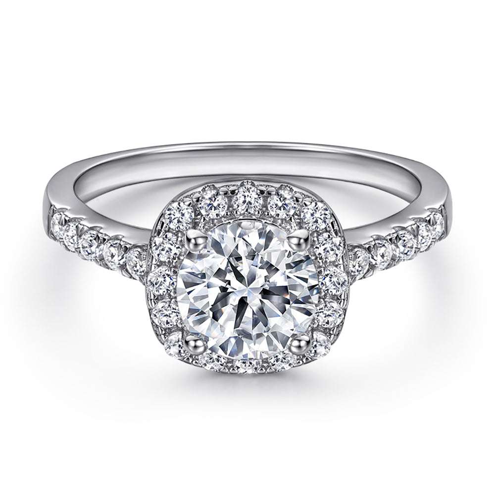 The Victoria - Silver Wedding Ring Set From Vintage Gentlemen