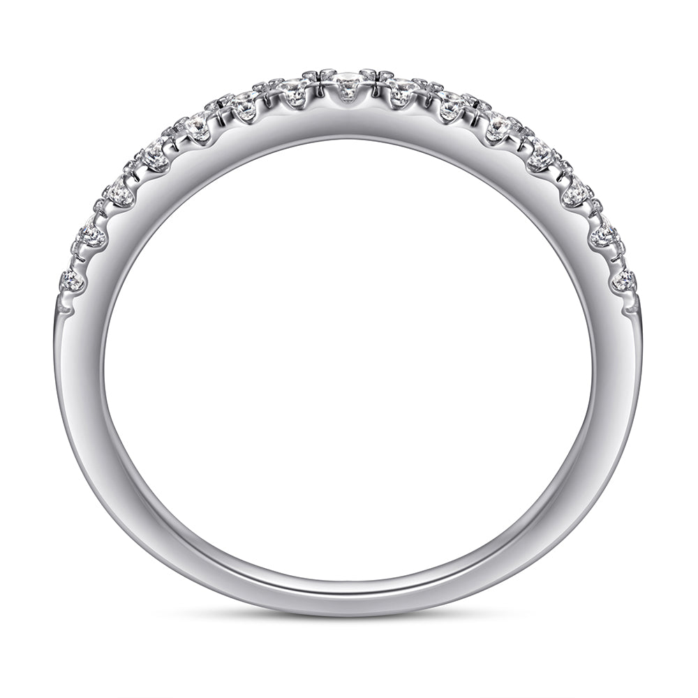The Victoria - Silver Wedding Ring Set From Vintage Gentlemen