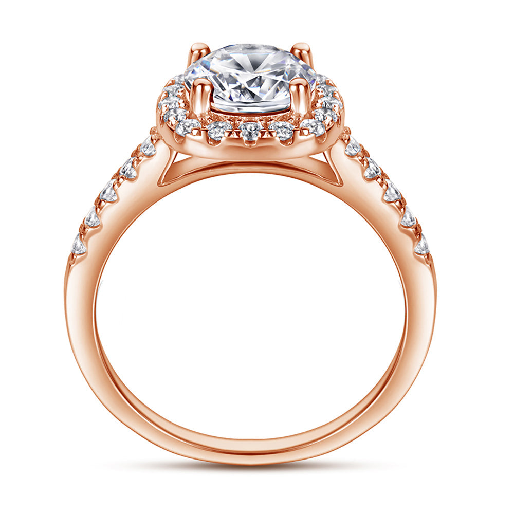 The Victoria - 18kt Rose Gold Wedding Ring Set From Vintage Gentlemen