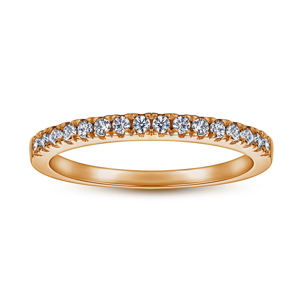 The Victoria - 18kt Rose Gold Wedding Ring Set From Vintage Gentlemen