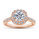 The Victoria - 18kt Rose Gold Wedding Ring Set From Vintage Gentlemen