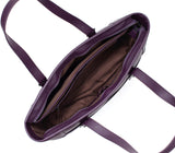 Miley - Purple Vegan Leather Laptop Bag from Gunas New York