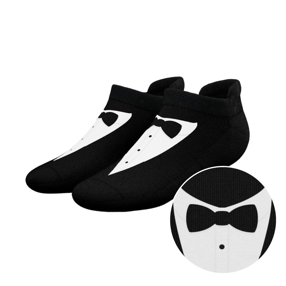 The 009 | Tuxedo Heel Hammock™ Ankle Socks from Shinesty