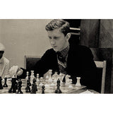 Soviet Reproduced 1940s' Chess Set- Chess Pieces Only - Black and White Lacquer Boxwood From Royal Chess Mall