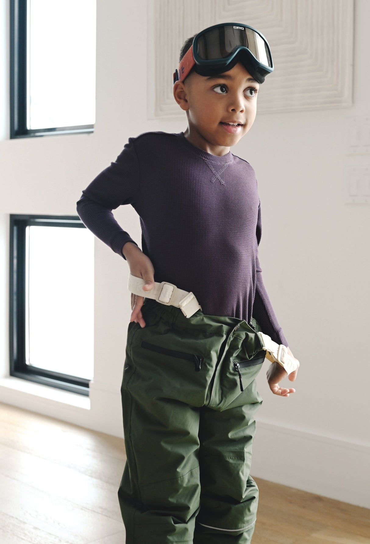 Children's Bamboo Waffle Knit Base Layer Long Sleeve from Cozy Earth