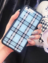Plaid | Blue iPhone Case from Wildflower Cases