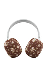 Brown Floral Airpods Max Cover from Wildflower Cases