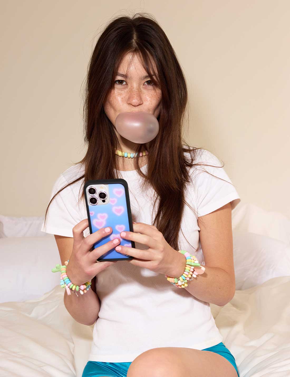 Dreamy Hearts iPhone Case from Wildflower Cases
