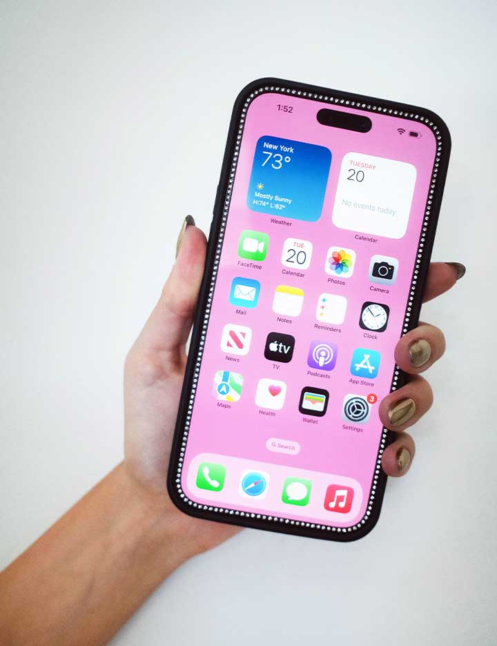 Mini Bling Screen Protector from Wildflower Cases
