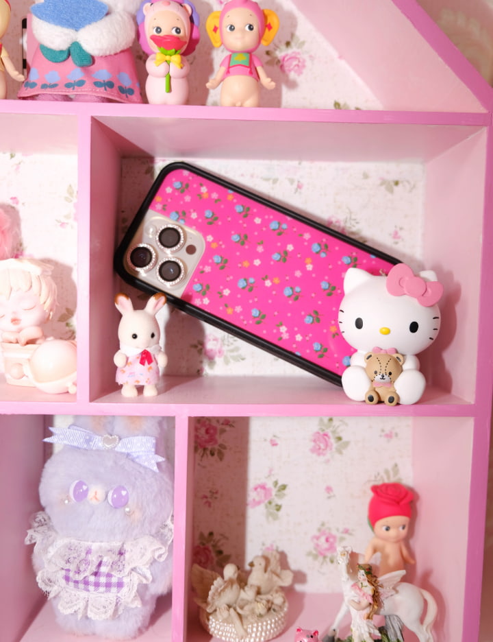 Pink Dainty Florals iPhone Case from Wildflower Cases