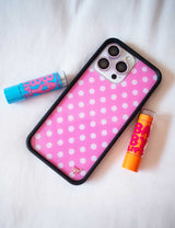 Pink Polka Dots iPhone Case from Wildflower Cases
