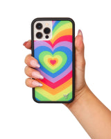 Rainbow Latte Love iPhone Case from Wildflower Cases