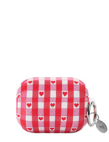 Red Gingham Hearts AirPods from Wildflower Cases