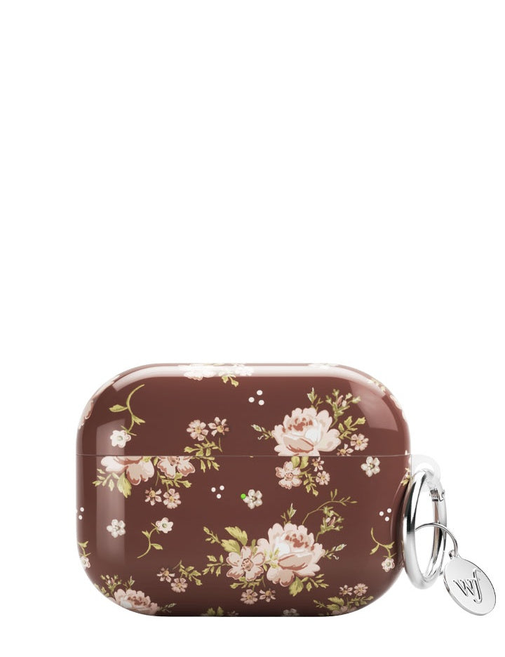 Brown Floral AirPods from Wildflower Cases