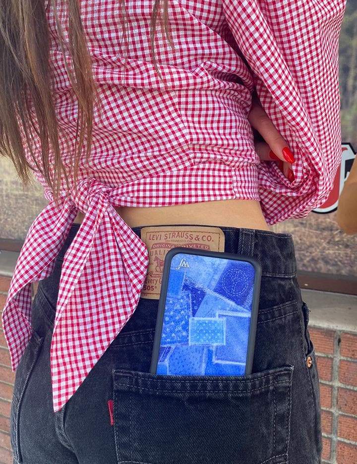 Vintage Denim iPhone Case from Wildflower Cases
