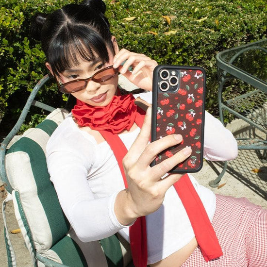 Chocolate Cherries iPhone Case from Wildflower Cases