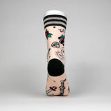 Tattooed Lady Crew Socks from FootClothes