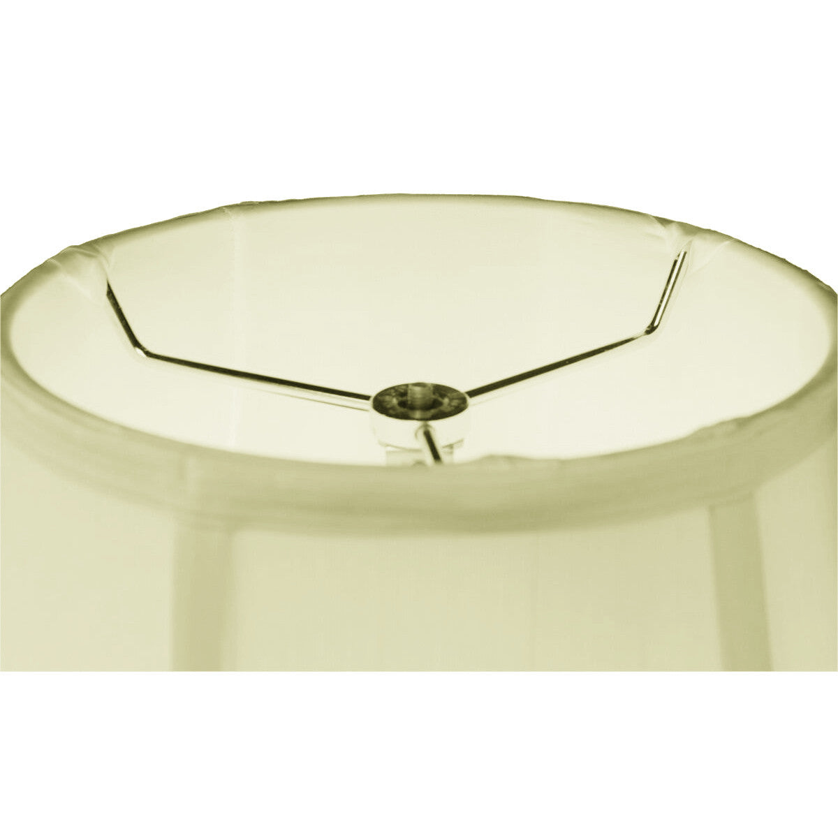 Egg Shell 16"W x 12"H Shantung Bell Lampshade From LampsUSA
