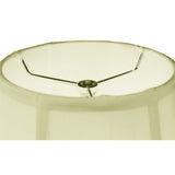 Egg Shell 16"W x 12"H Shantung Bell Lampshade From LampsUSA