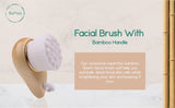 Facial Brush with Bamboo Handle from BeNat