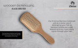 Natural Wooden Detangling Hair Brush from Choixe
