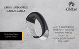 Stainless Steel Garlic Press from Choixe