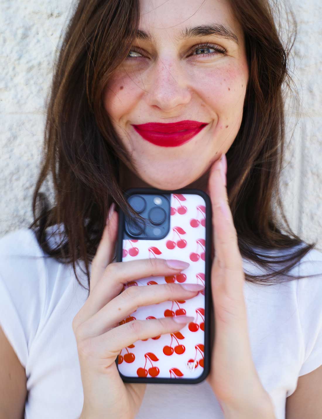 American Cherries iPhone Case from Wildflower Cases