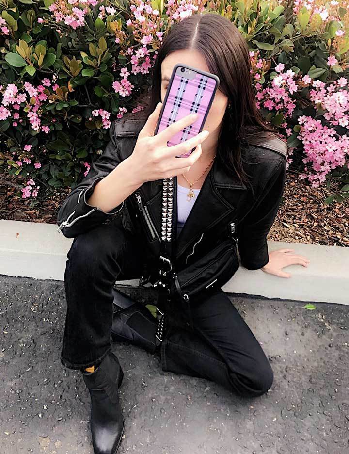 Plaid | Lavender iPhone Case from Wildflower Cases
