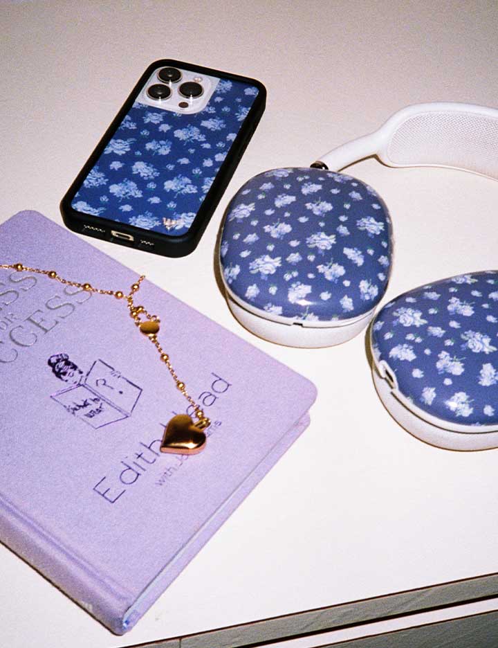 Sugar Plum Floral AirPods Max Cover from Wildflower Cases