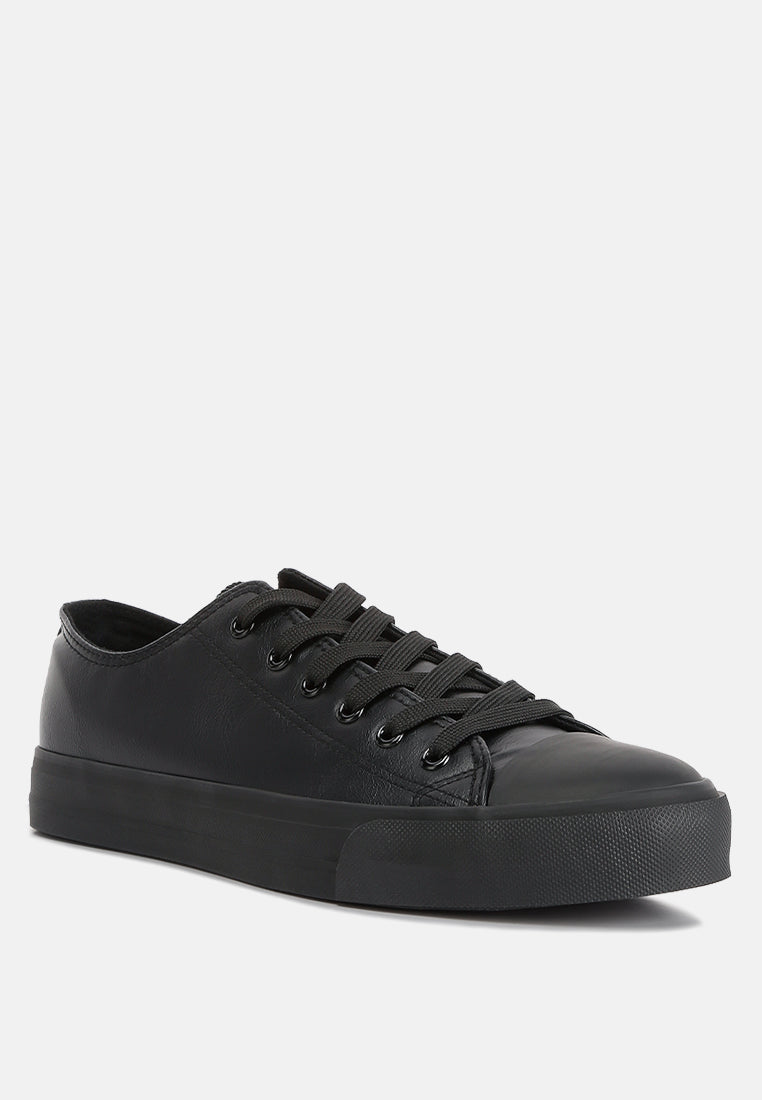 Lace Up Basic Sneakers from London Rag International