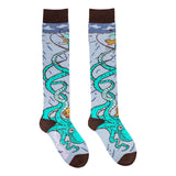 Attack of The Kraken Knee High Socks from FootClothes