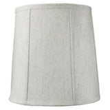 Tall 14"x16"x17" Drum Lampshade Textured Oatmeal Fabric, Large Softback Cylinder for Tall Table Lamps From LampsUSA
