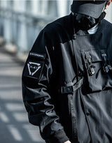 Scar Slash Utility Bomber Jacket from Niepce Inc