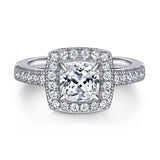 The Violet - Silver Wedding Ring Set From Vintage Gentlemen
