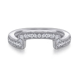 The Violet - Silver Wedding Ring Set From Vintage Gentlemen