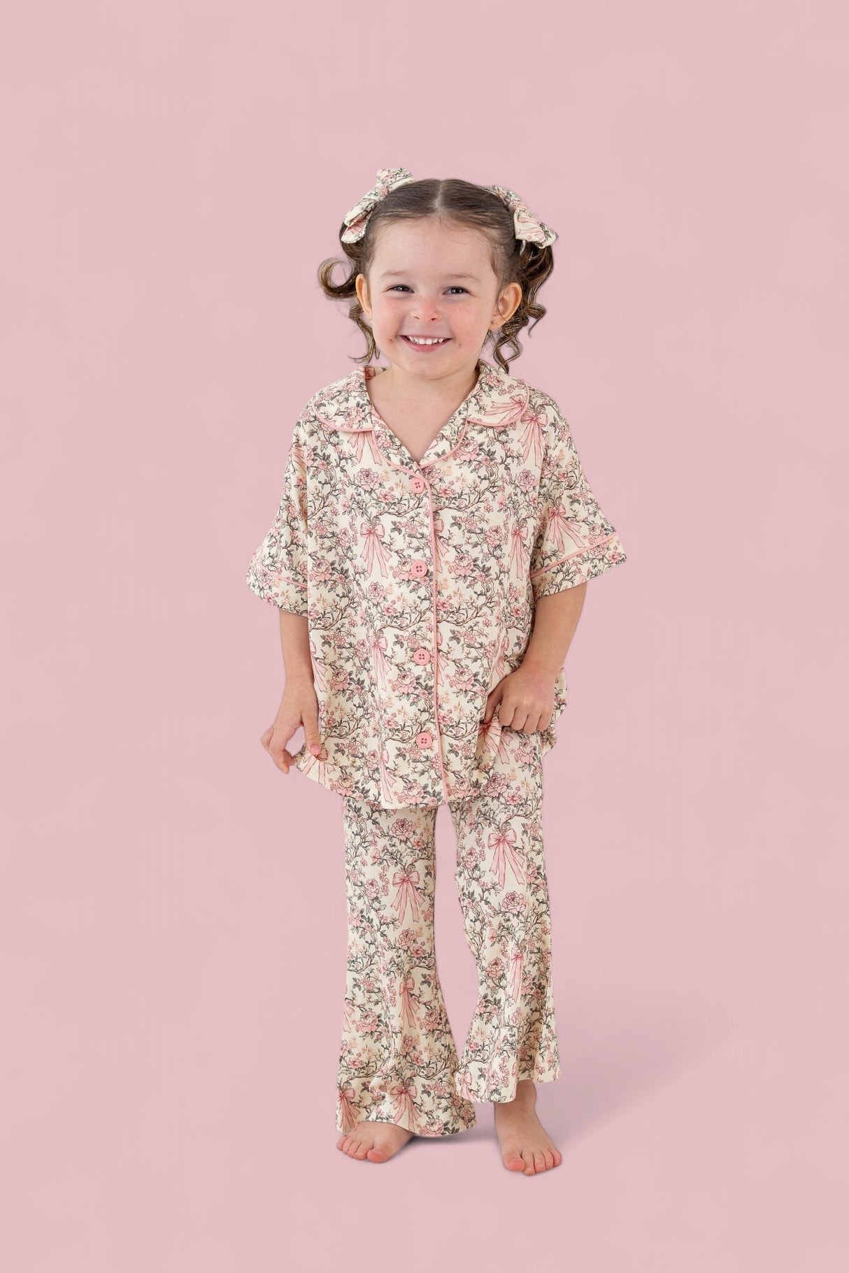 VICTORIAN BLOOM DREAM GIRL'S FLARE SET from DREAM BIG LITTLE CO