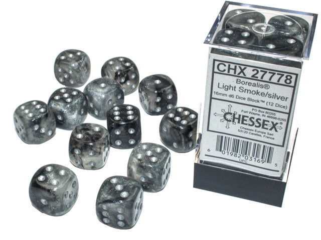 Chessex: D6 Borealis™ Dice Set - 16mm From PunkOuter Games